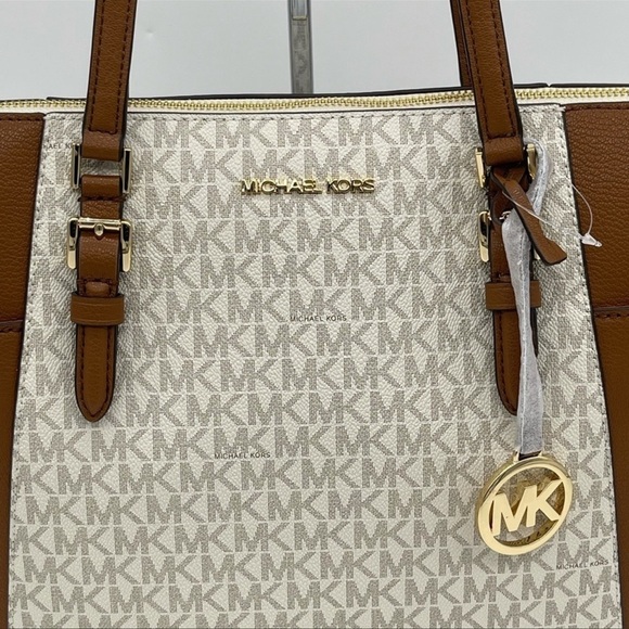 Michael Kors Charlotte Large Top Zip Tote Bag - Picture 4 of 9